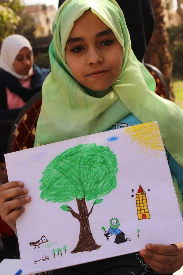 شباب حدائق حلوان الجميلة ينمون مواهب أطفال المنطقة  -اليوم السابع -5 -2015